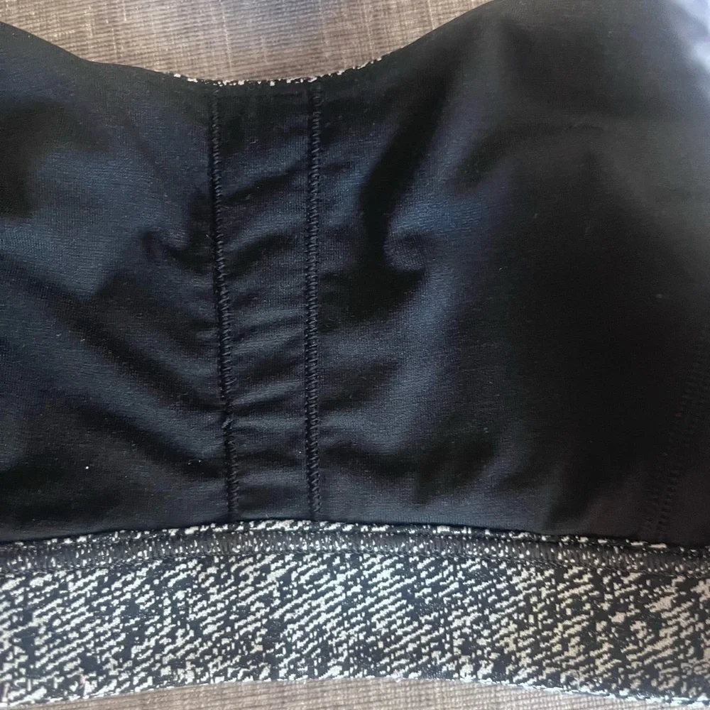 lululemon athletica Black and White Sports Bra